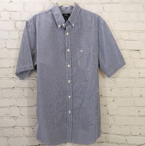 Mens Dockers mini check short sleeve shirt